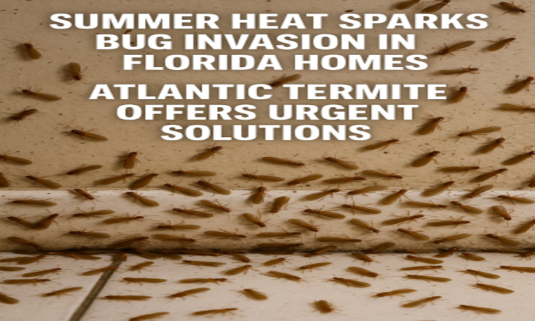 Summer Heat Sparks Bug Invasion in Florida Homes – Atlantic Termite Offers Urgent Solutions