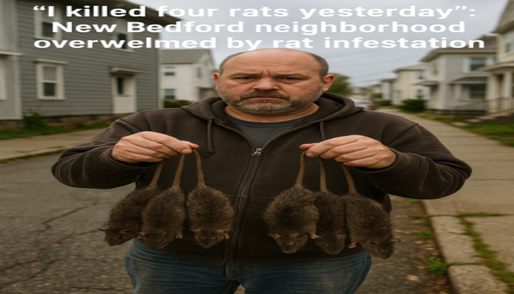 “I killed four rats yesterday”: New Bedford neighborhood overwhelmed by rat infestation