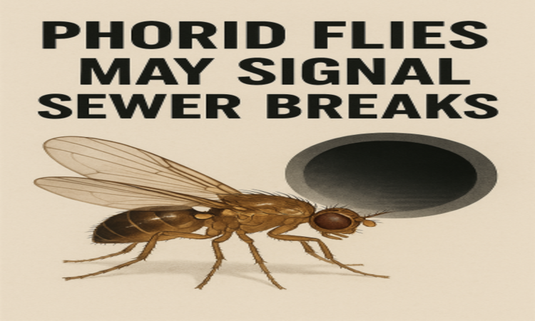 Phorid Flies May Signal Sewer Breaks